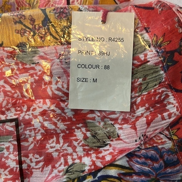 RAGA for Anthropologie Beautiful Escape Boho Skirted Tie Back Patchwork Romper - Picture 9 of 9